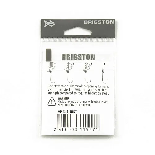 Крючок Brigston Бараний рог BN №10 ( уп.9 шт.)