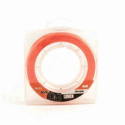 Шнур Caiman Lumen 100м 0,40мм оранжевый