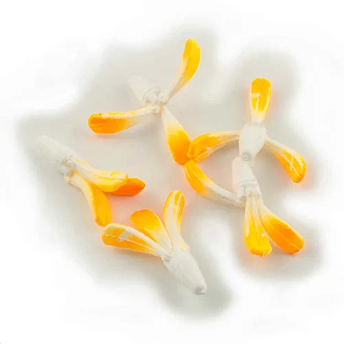 Поплавок зимний Proliv "Ромашка" 3 лепестка 0,7 гр (Желто-оранжевый) отгрузка 0,8-1 гр