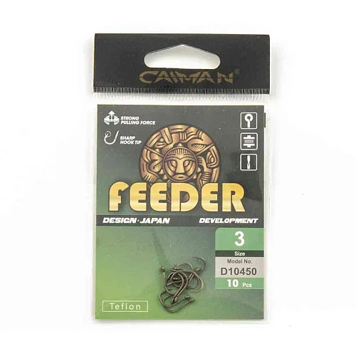 Крючки Caiman Feeder Pro №3 D10450