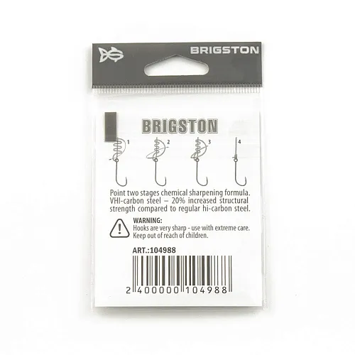 Крючок Brigston Chinu Douski BN № 1 ( уп. 10 шт.)