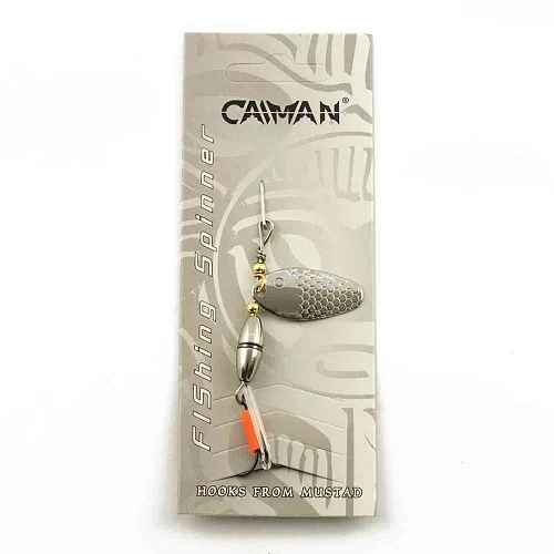 Блесна вращающаяся Caiman Oval core 5гр #2 цвет CA02 (5шт в упак.)