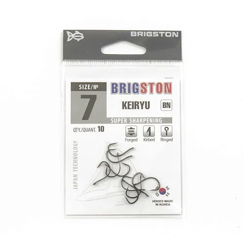 Крючок Brigston Keiryu BN № 7 ( уп. 10 шт.)