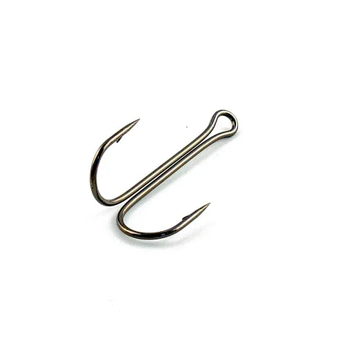 Крючки двойники Caiman Salmon Double up eye hook №2/0 (50 шт в упак) 14301