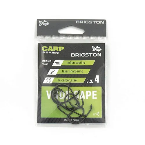 Крючок Brigston Wige Gape Teflon № 4 ( уп. 7 шт.)