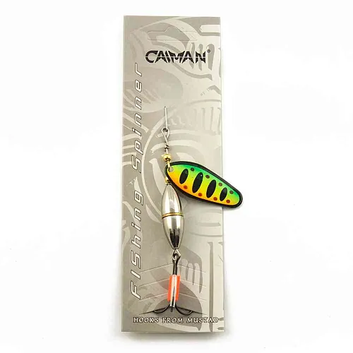 Блесна вращающаяся Caiman Oval core 20гр #6 цвет CA17 (5шт в упак.)