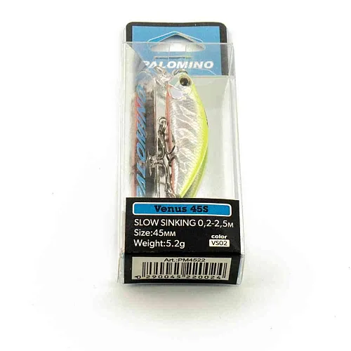 Воблер Palomino Venus 45S 5,2гр 0,2-2,5м цвет 2