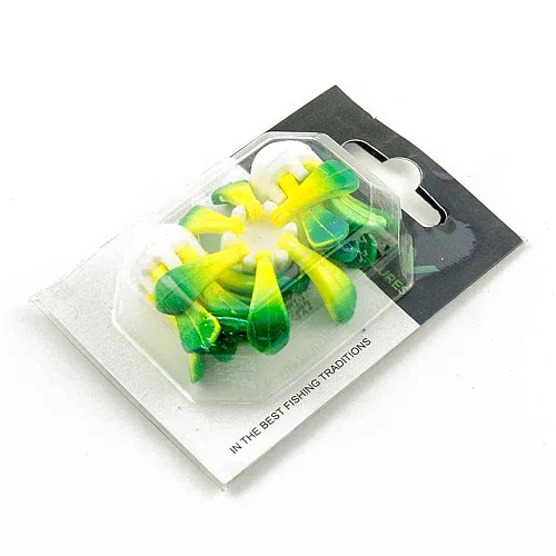 Поплавок зимний Proliv "Ромашка" 6 лепестков 1,4 гр (желто-зеленый) отгрузка 2-2,5 гр (3 шт. в упак)