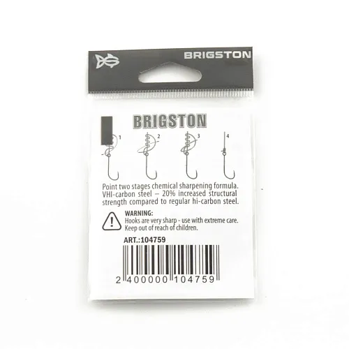 Крючок Brigston Baitholder 2BH № 4 ( уп. 7 шт.)