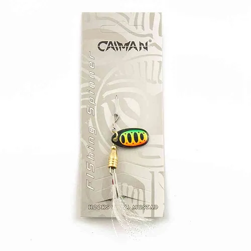 Блесна вращающаяся Caiman Pike killer classic 3гр #1 цвет CA17 (5шт в упак.)