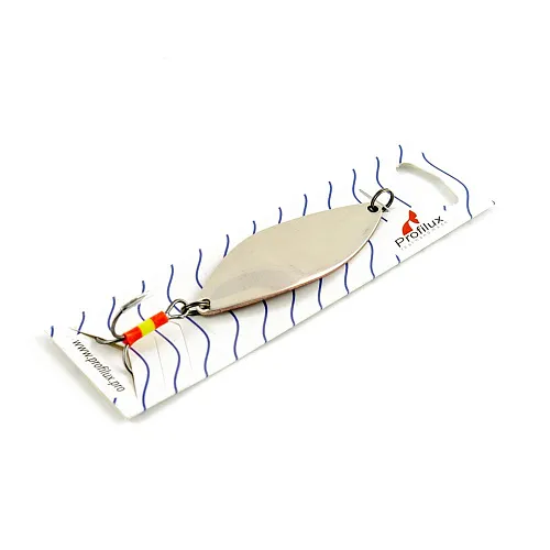 Блесна колеблющаяся Profilux Дайва 16гр цв. 01-к серебро+красный (5 шт в упак.)