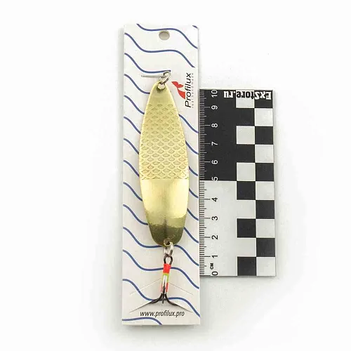 Блесна колеблющаяся Profilux Кобра 23гр цв. 05 латунь чешуя (5 шт в упак.)