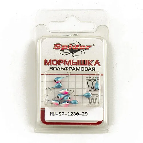 Мормышка вольфрамовая Spider капля с отверст. 3 мм 0,37 гр 29