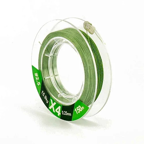 Шнур Caiman Force Line 150м 0,25мм #2.5 зеленый 
