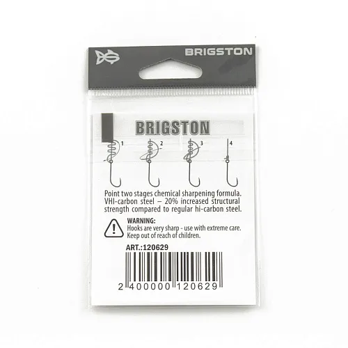 Крючок Brigston Keiryu Red № 5 ( уп. 6 шт.)