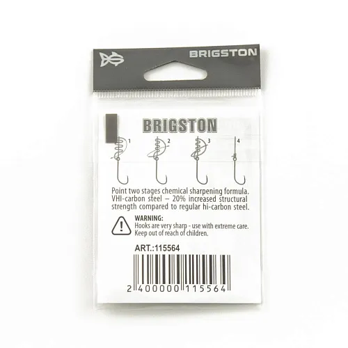 Крючок Brigston Бараний рог BN № 6 ( уп.9 шт.)