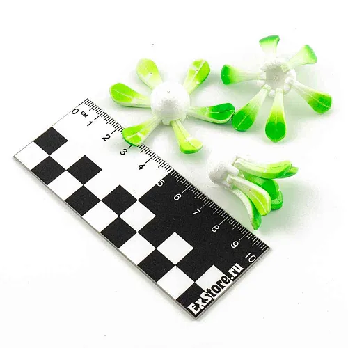 Поплавок зимний Proliv "Ромашка" 6 лепестков 1,4 гр (зеленый) отгрузка 2-2,5 гр (3 шт. в упак)