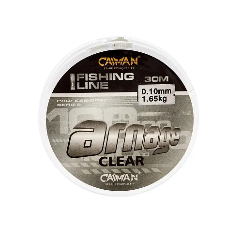 Леска Caiman Arnage 30м 0,12мм прозрачная