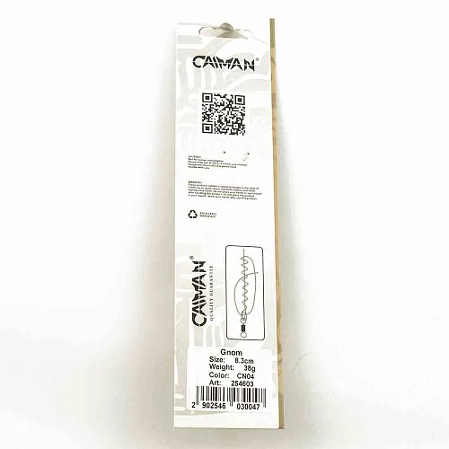 Блесна колеблющаяся Caiman Gnom 38гр 8,3см цвет CN04 (5шт в упак.)