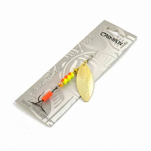 Блесна вращающаяся Caiman Longy Caterpillar 10гр #3 цвет CA03 (5шт в упак.)