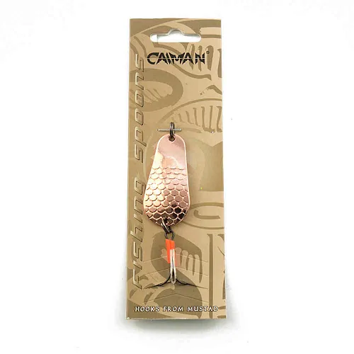 Блесна колеблющаяся Caiman Satir 11гр 3,5см цвет CN02 (5шт в упак.)