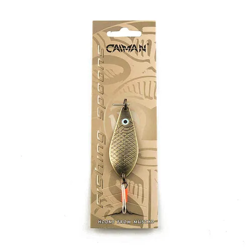 Блесна колеблющаяся Caiman Atom 10гр 5см цвет CN04 (5шт в упак.)