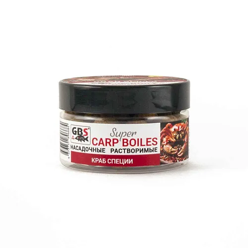 Бойлы GBS насадочные пылящие Crab Spice Краб специи 16мм (100 г, банка)