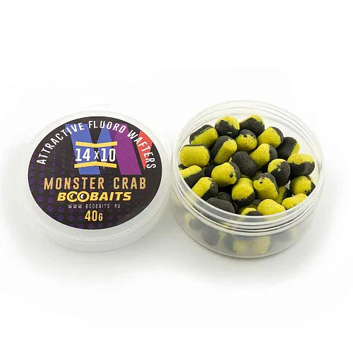 Бойлы BOO Baits Wafters 14x10 Монстр краб 40гр банка