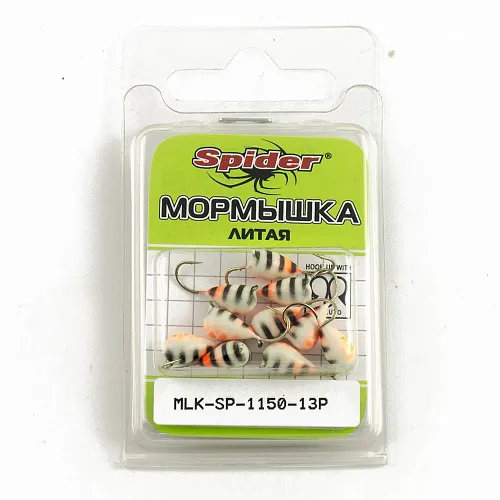 Мормышка Spider литая капля с ушком 5,0 мм 13Р