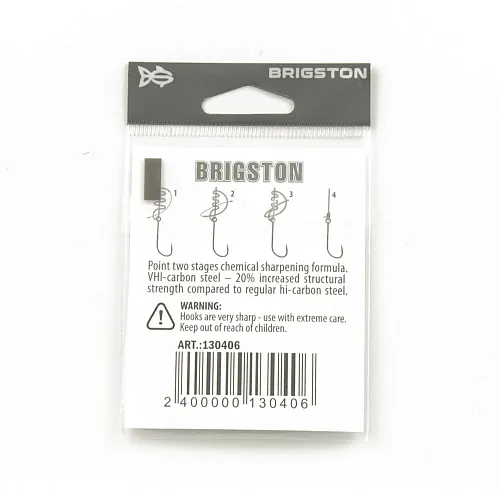 Крючок Brigston Okiami № 4 ( уп. 6 шт.)