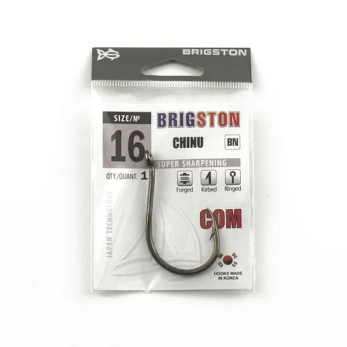 Крючок Brigston Chinu BN №16 ( уп. 2 шт.)