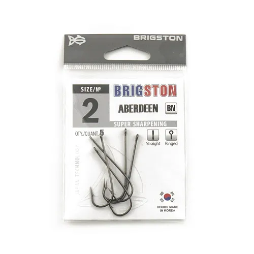 Крючок Brigston Aberdeen BN № 2 ( уп. 5 шт.)