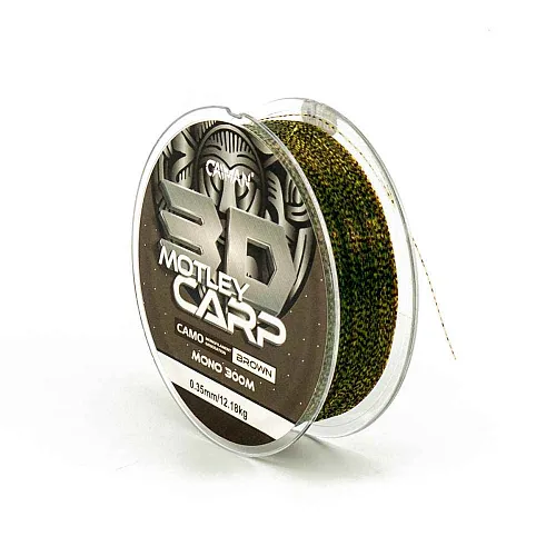 Леска Caiman Motley Carp 300м 3D Camo Brown 0,35 мм (6шт в упак)