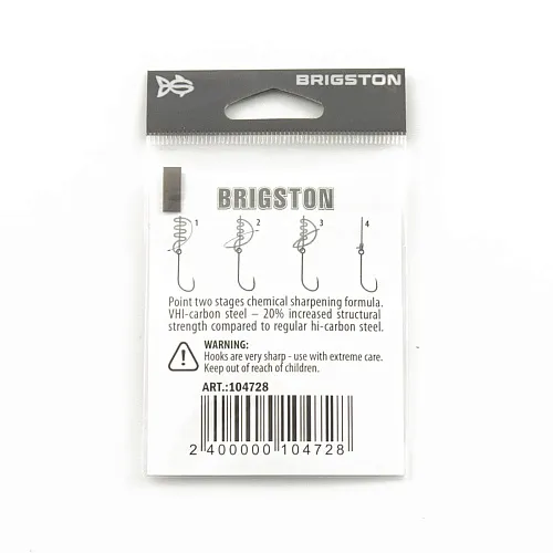 Крючок Brigston Baitholder 2BH № 1 ( уп. 10 шт.)