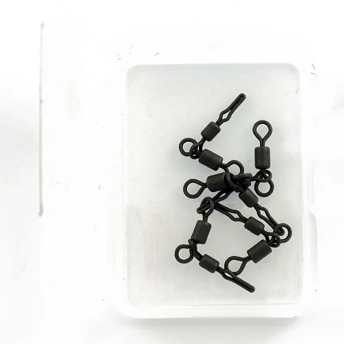 Вертлюг двойной с клипсой Carpking CK9215-0810 #8X10 (5шт в упак)