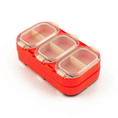 Коробка Caiman разборная 12 ячееч ZY-033 11x7x3,5cm