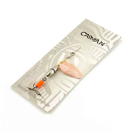 Блесна вращающаяся Caiman Oval core 5гр #2 цвет CA01 (5шт в упак.)