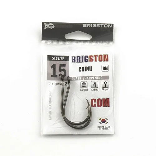 Крючок Brigston Chinu BN №15 ( уп. 2 шт.)