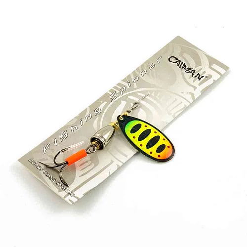 Блесна вращающаяся Caiman Round Accoustic 12гр #5 цвет CA24 (5шт в упак.)