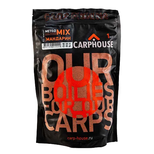 Прикормка методная Carp House Flat Feeder Competition Мандарин 1кг