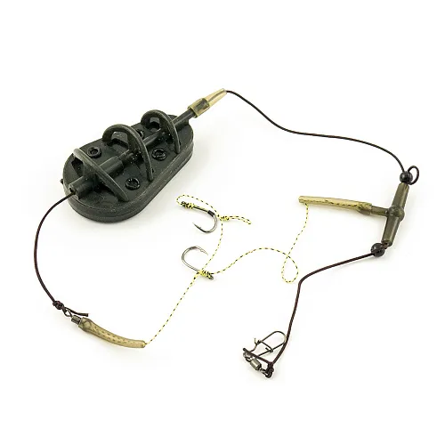 Монтаж Palomino PL6133-C с флэт кормушкой отвод вертолет 2 крючка 70g