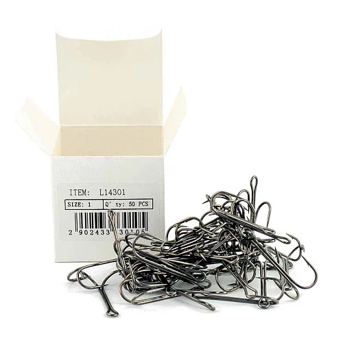 Крючки двойники Caiman Salmon Double up eye hook №1 (50 шт в упак) 14301