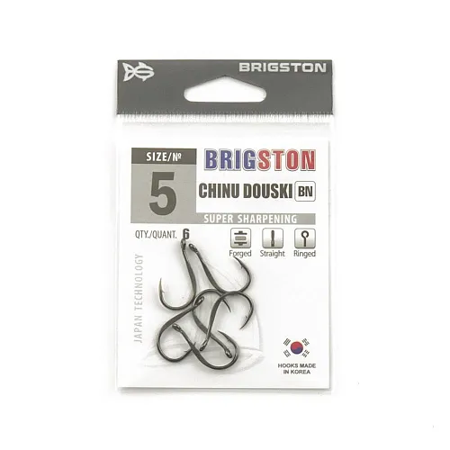 Крючок Brigston Chinu Douski BN № 5 ( уп. 6 шт.)