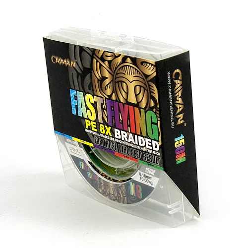 Шнур Caiman Fast flying 8PE 0,16 мм 150 м Multicolor 225513