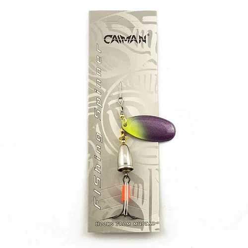 Блесна вращающаяся Caiman Pike killer accoustic 10гр #4 цвет CA68 (5шт в упак.)