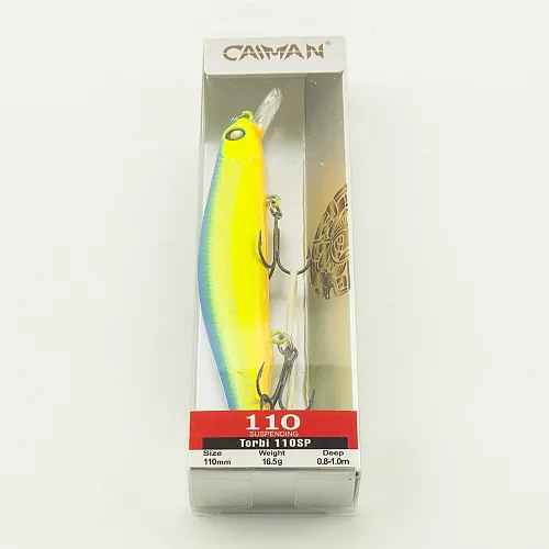 Воблер Caiman Torbi 110SP 16,5g 0,8-1м цвет СМ08