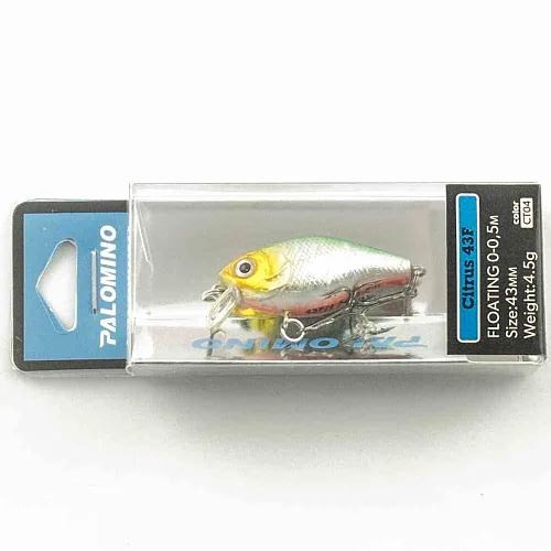 Воблер Palomino Citrus 43F45,5гр 0-0,5м цвет 4