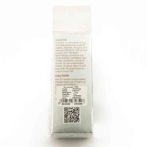 Воблер Caiman Crucian 70F 11g 1м цвет СМ354