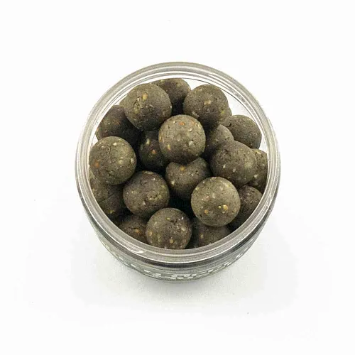 Бойлы GBS Baits тонущие насадочные 15мм 100гр Зеленогубая мидия (5шт в упак)