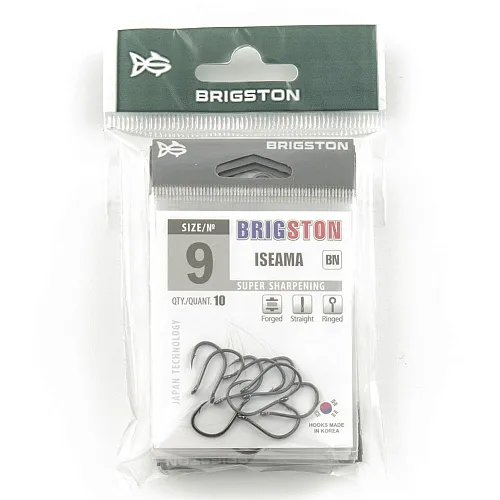 Крючок Brigston Iseama BN № 9 ( уп. 10 шт.)